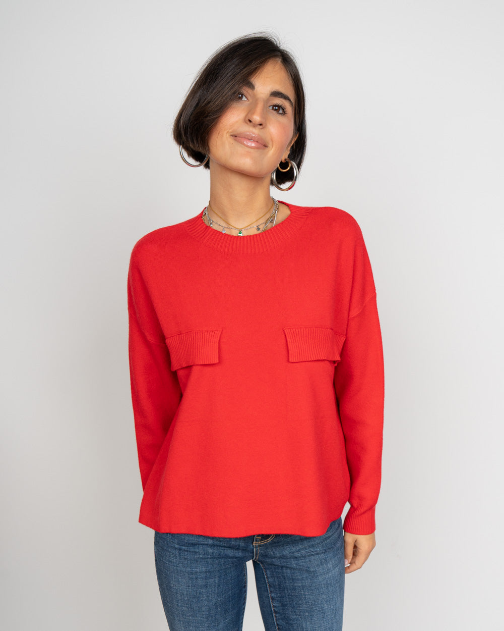 MAGLIONE FLAVIA ROSSO