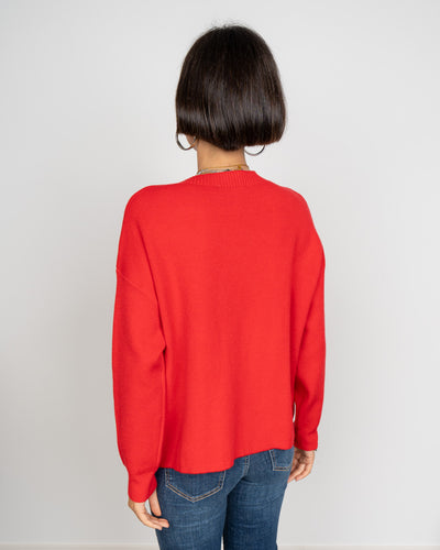 MAGLIONE FLAVIA ROSSO
