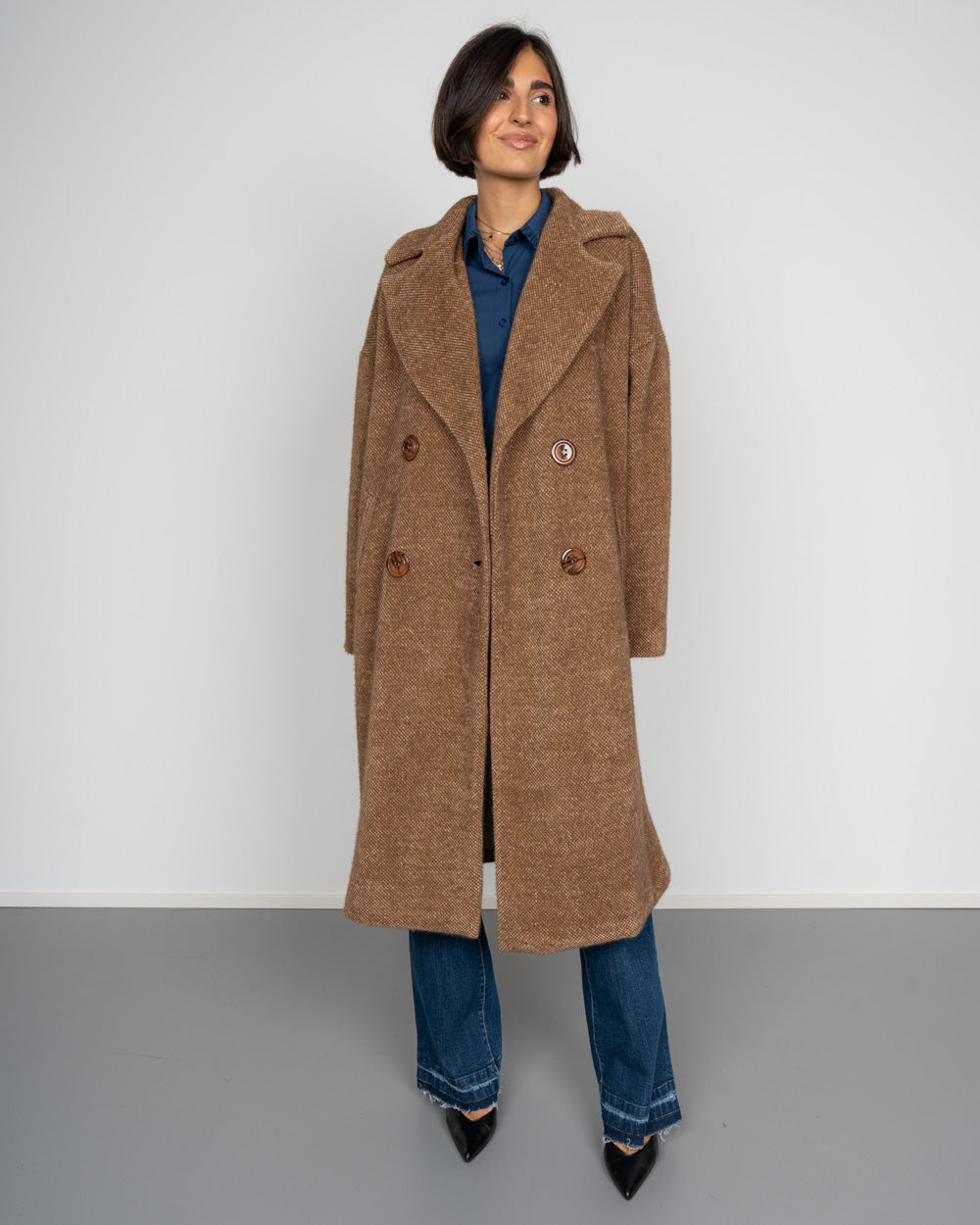 CAPPOTTO SVEVA TOFFEE