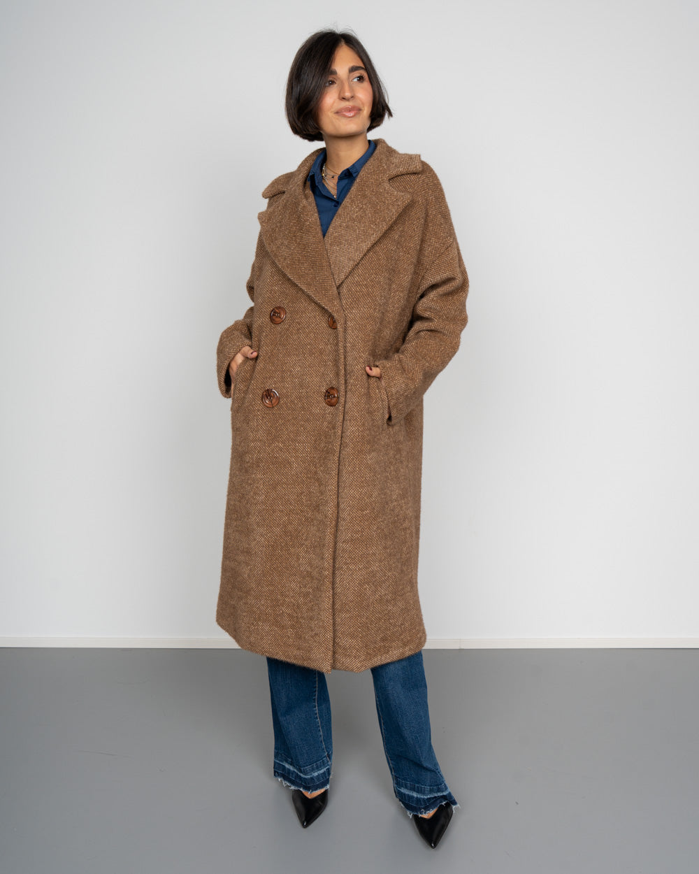 CAPPOTTO SVEVA TOFFEE