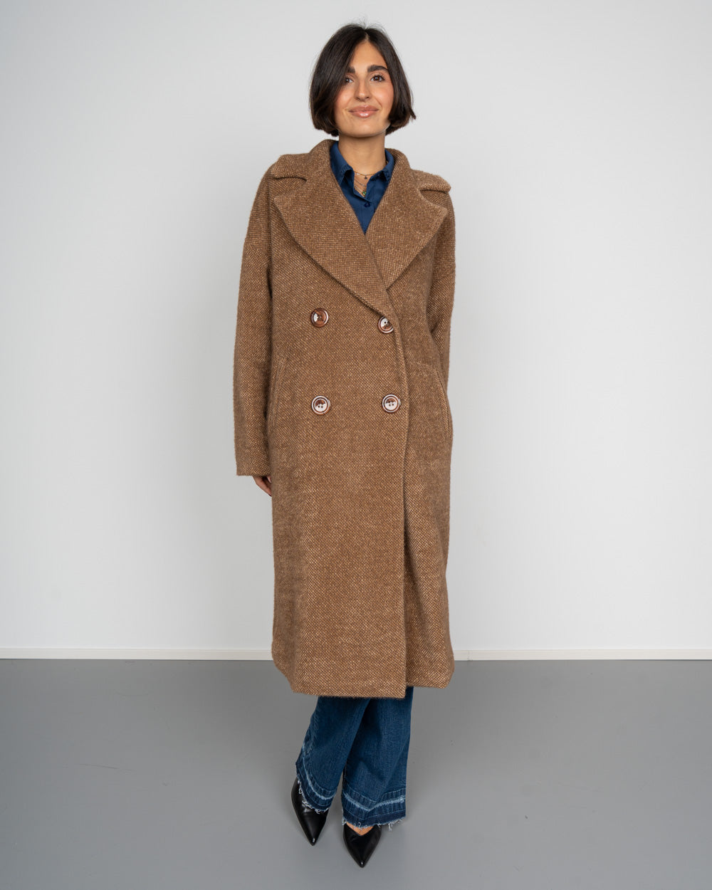 CAPPOTTO SVEVA TOFFEE