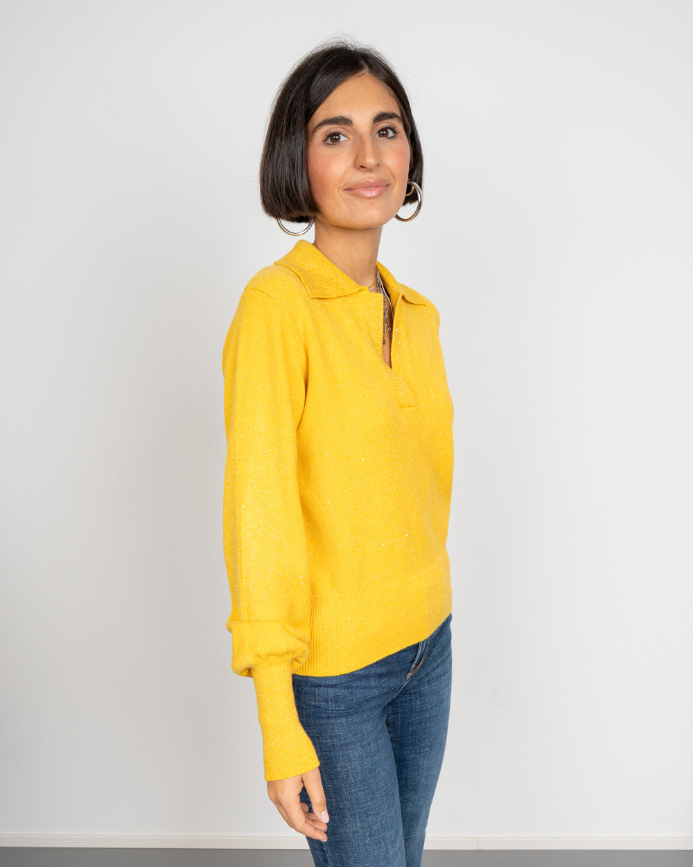 MAGLIONE GIUSY GIALLO