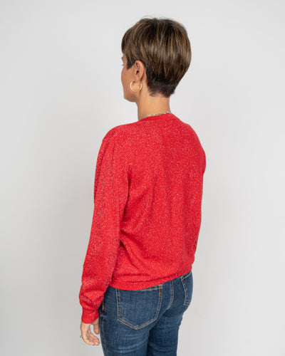 CARDIGAN ESTER ROSSO