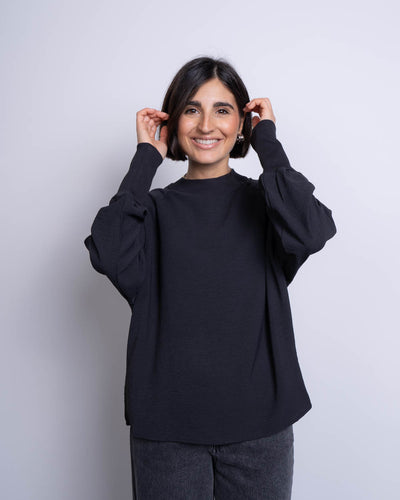 BLUSA LIRIDA NERO