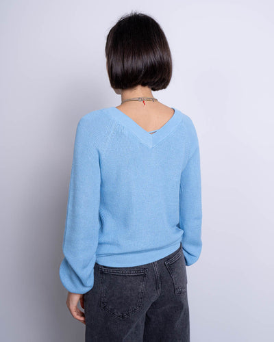MAGLIONE LEXSUN DOUBLE CELESTE