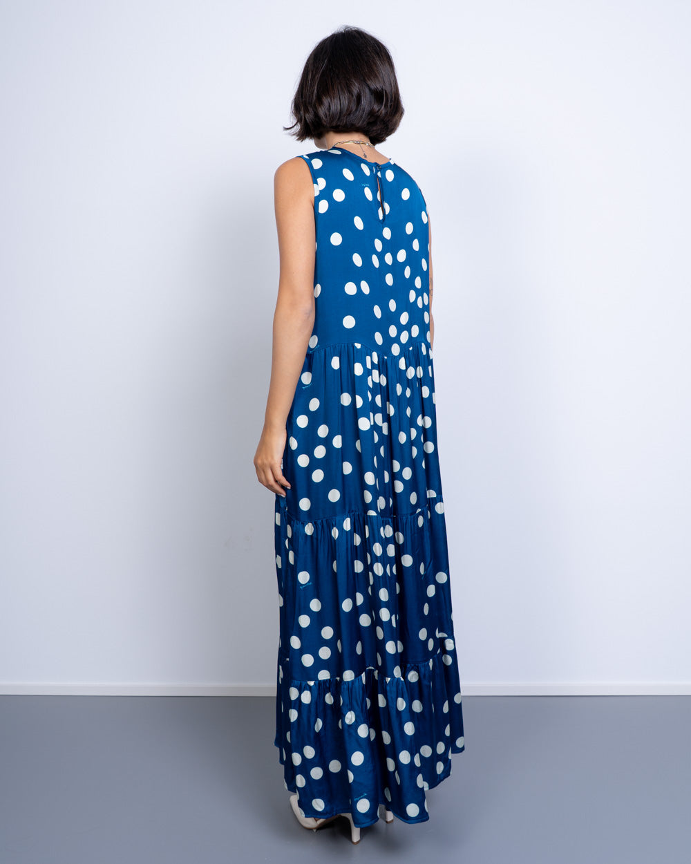 VESTITO TATIANA POIS BLU