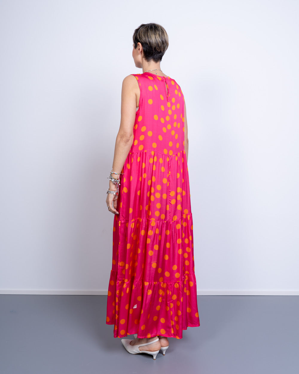 VESTITO TATIANA POIS FUXIA