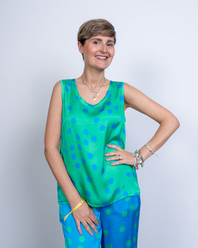 TOP TESSA POIS VERDE