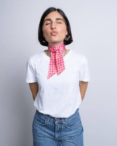 FOULARD RINO ROSSO/ROSA