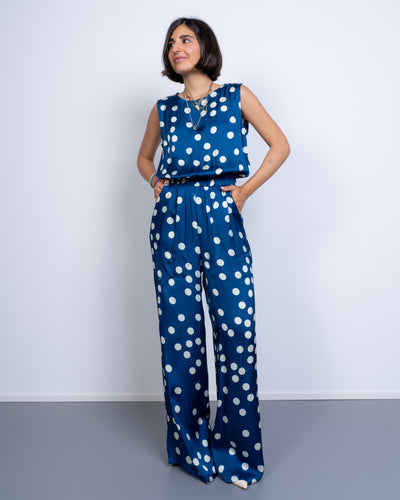 PANTALONE TINA POIS BLU