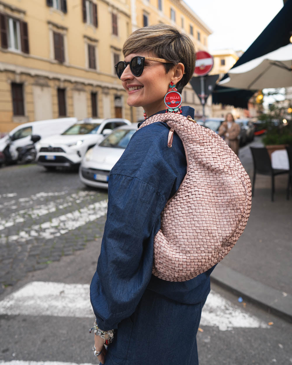 BORSA FRESIA ROSA