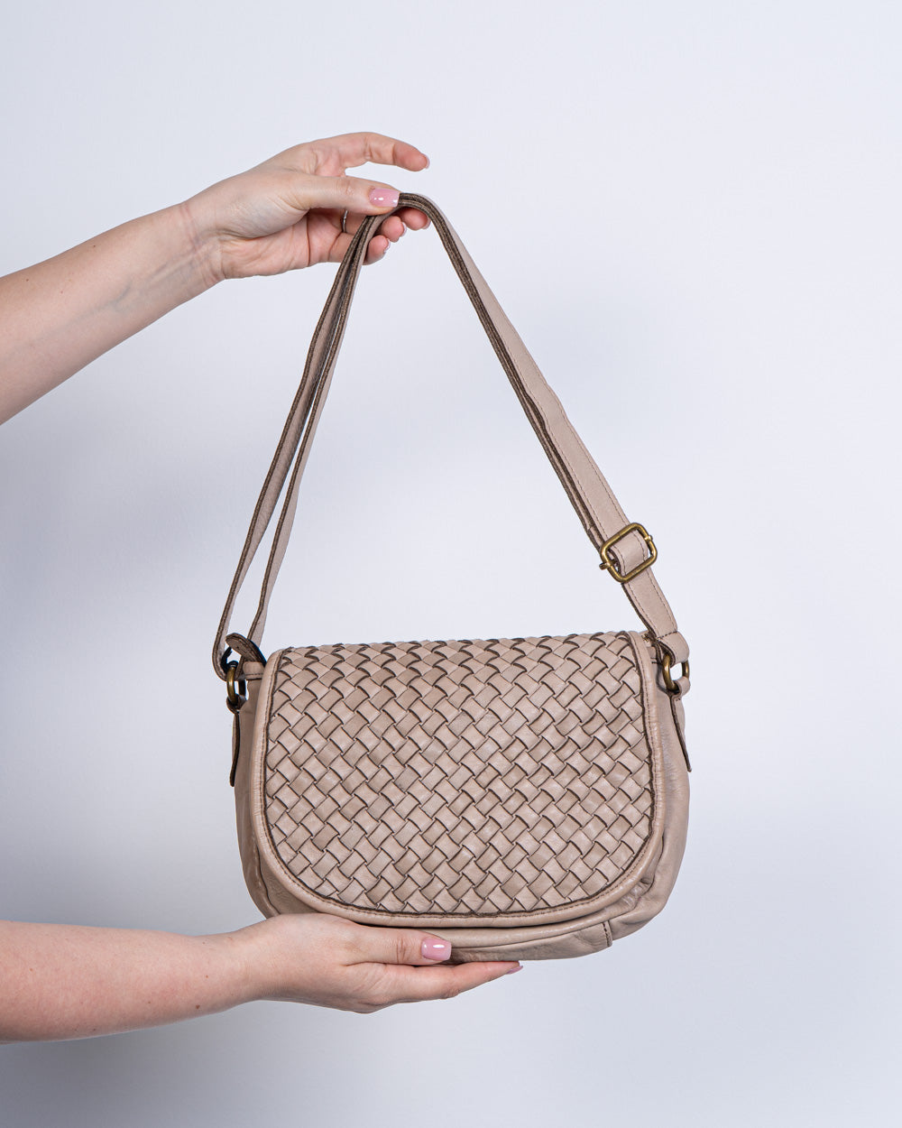 BORSA MARGHERITA TAUPE