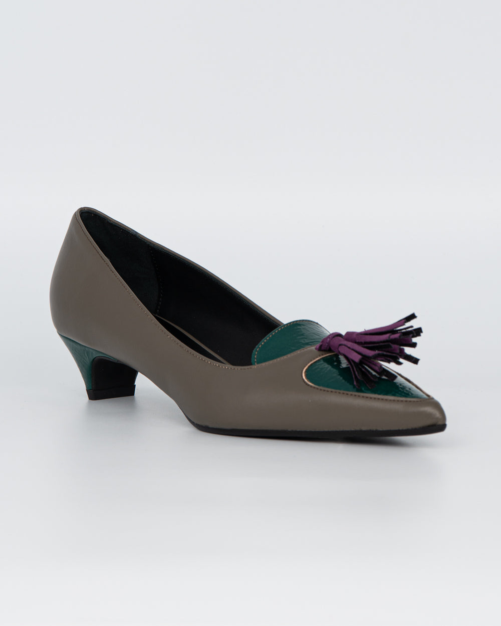 MOCASSINO KRISTEL TAUPE/VERDE