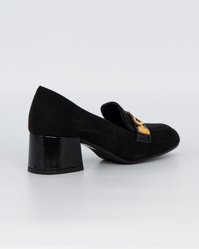 MOCASSINO MIA NERO/ORO