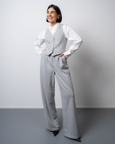 PANTALONE SVEA GRIGIO CHIARO