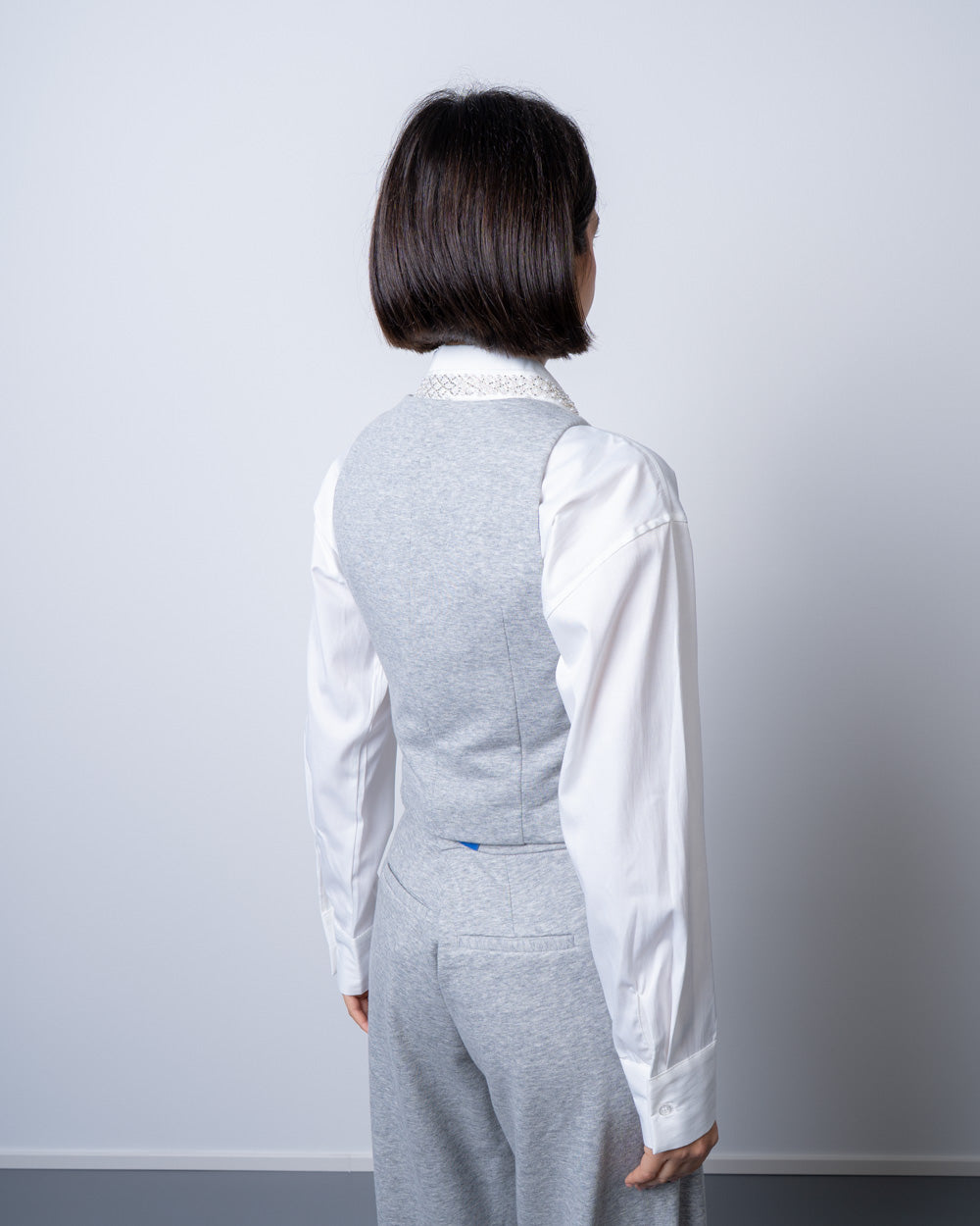 GILET SVEA GRIGIO CHIARO