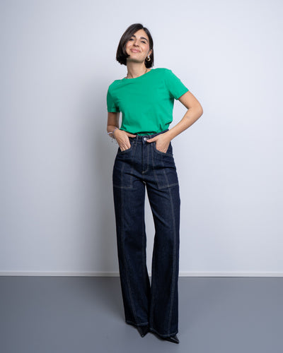 JEANS KATHY DENIM SCURO