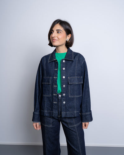 CAMICIA RANGA DENIM SCURO