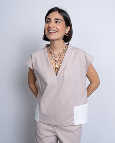 BLUSA NAOMI SABBIA