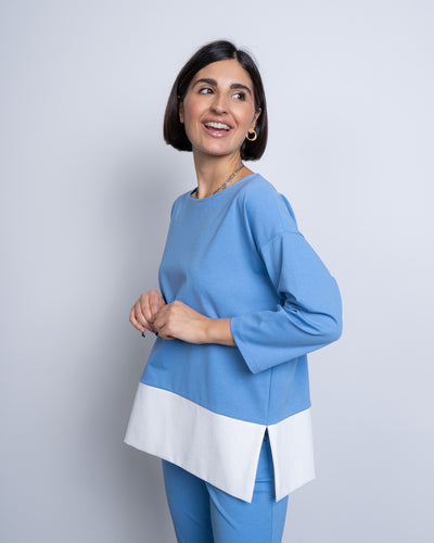 BLUSA NUNZIA CIELO