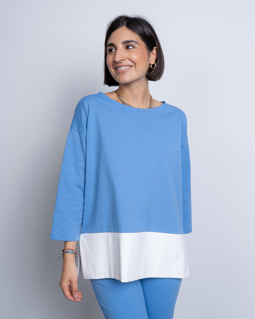 BLUSA NUNZIA CIELO