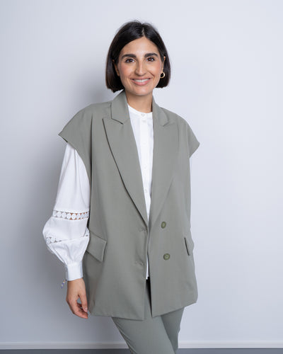 GILET NADA SALVIA