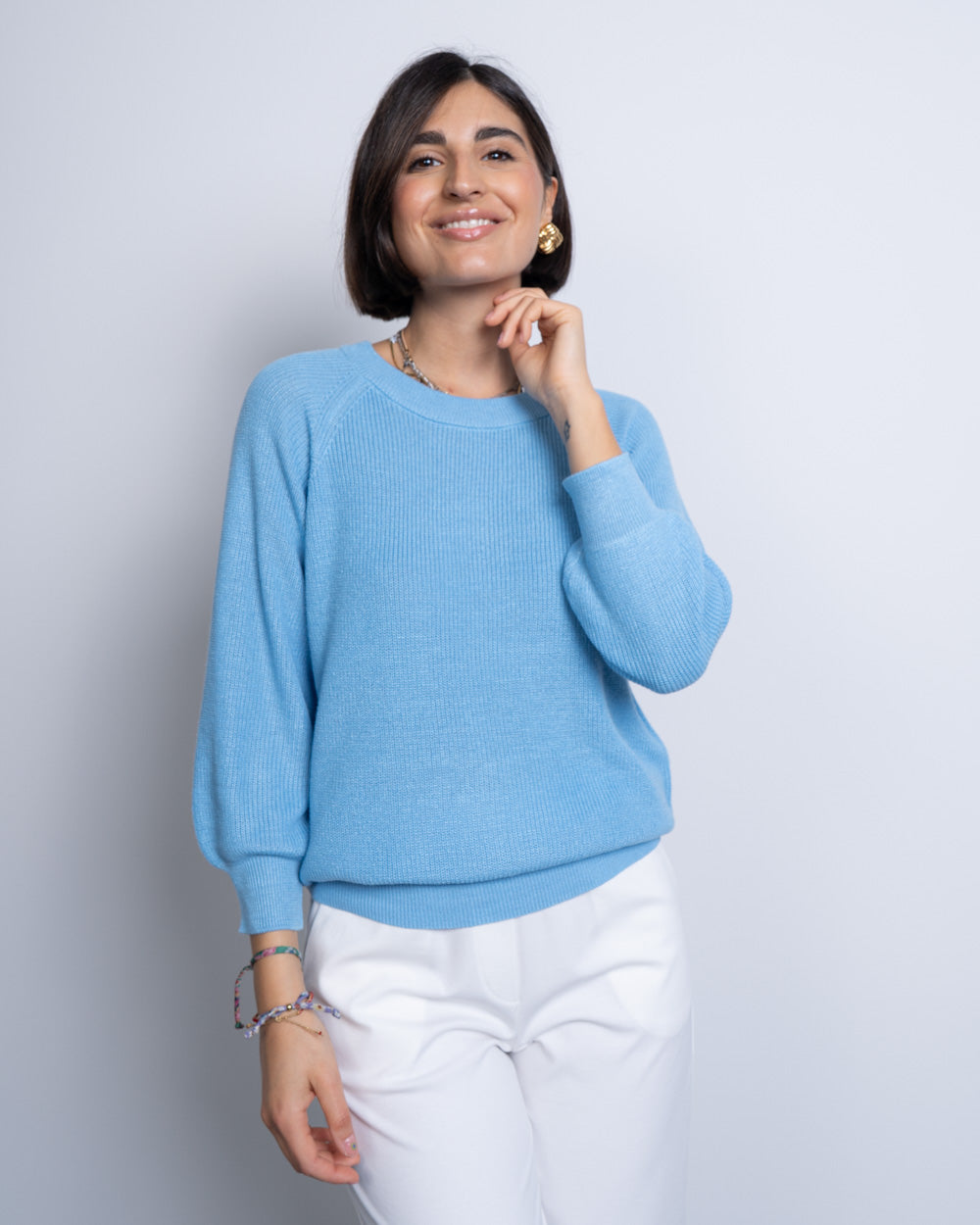 MAGLIONE NEWLEXSUN 3 CELESTE