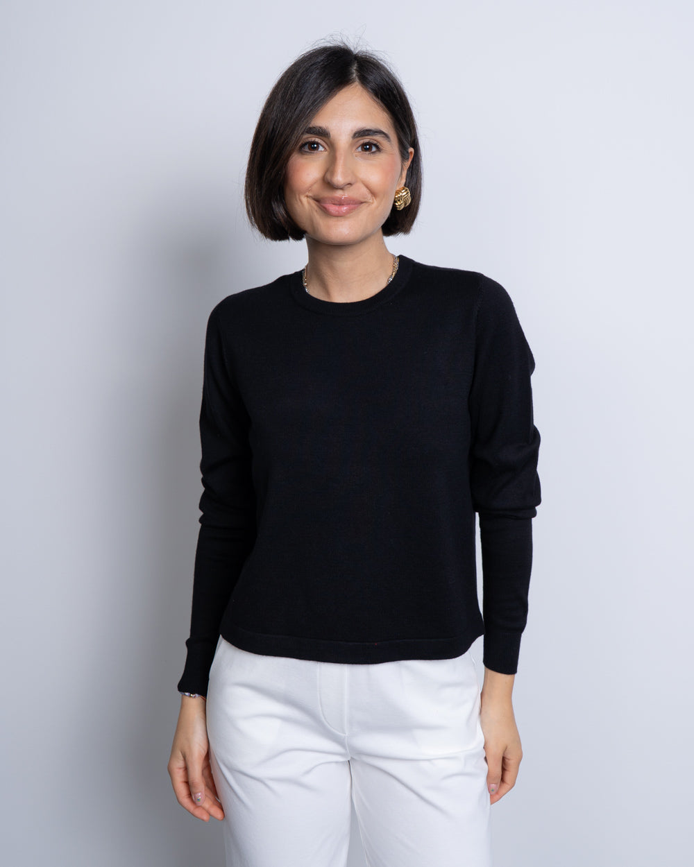 MAGLIONE SILJE LS NERO