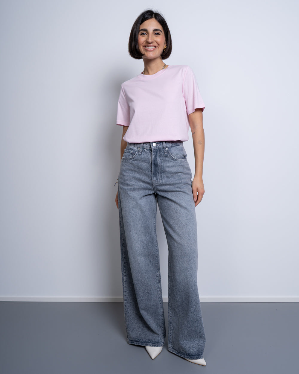 JEANS ELINA GRIGIO MEDIO