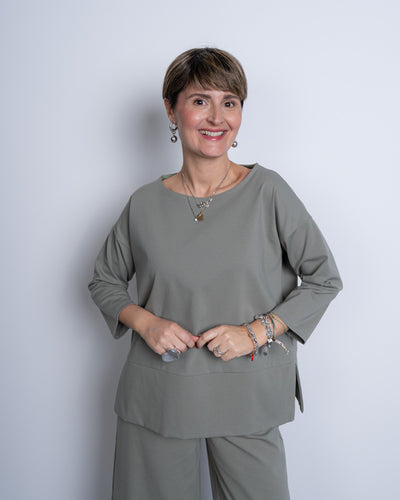 BLUSA NUNZIA SALVIA