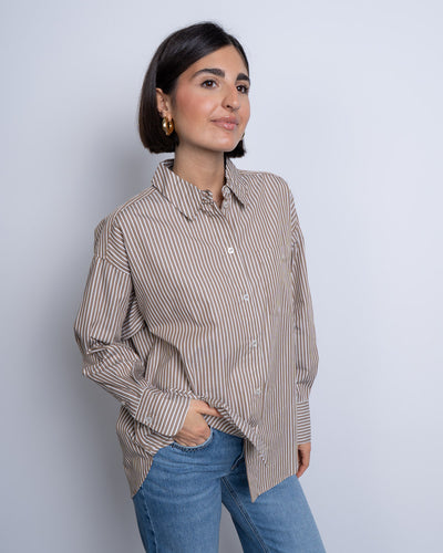 CAMICIA PARINA MARRONE