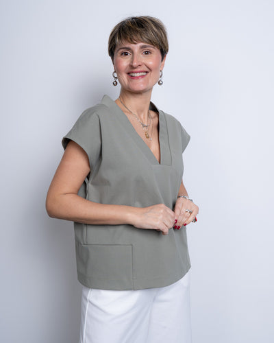 BLUSA NAOMI SALVIA