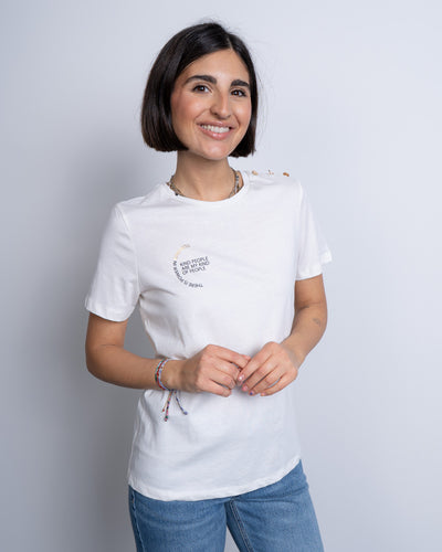 T-SHIRT VITA BIANCO
