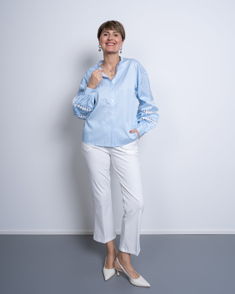 PANTALONE NUCCIA PANNA