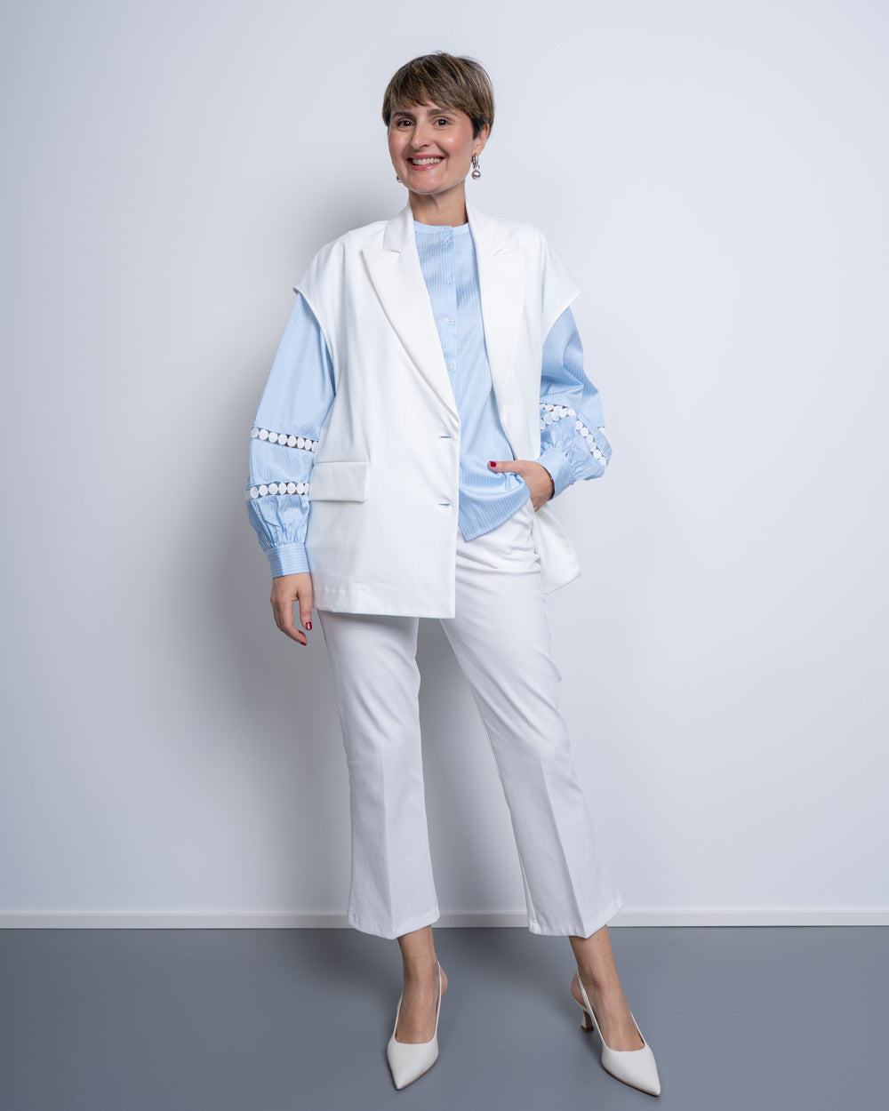 PANTALONE NUCCIA PANNA