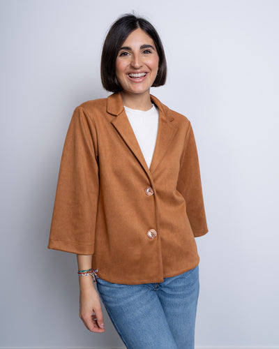 GIACCA LIA COGNAC