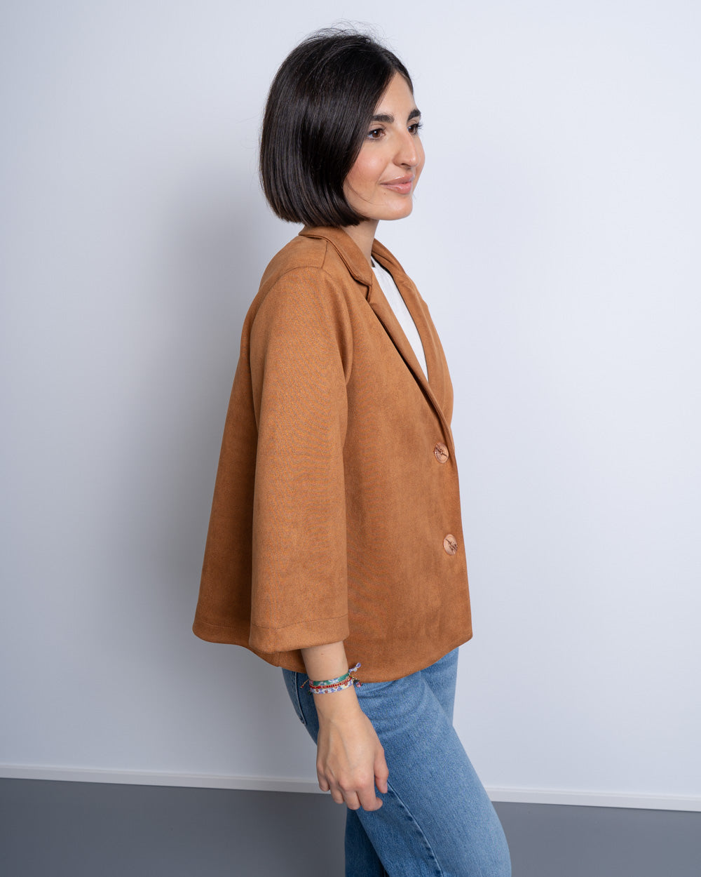 GIACCA LIA COGNAC