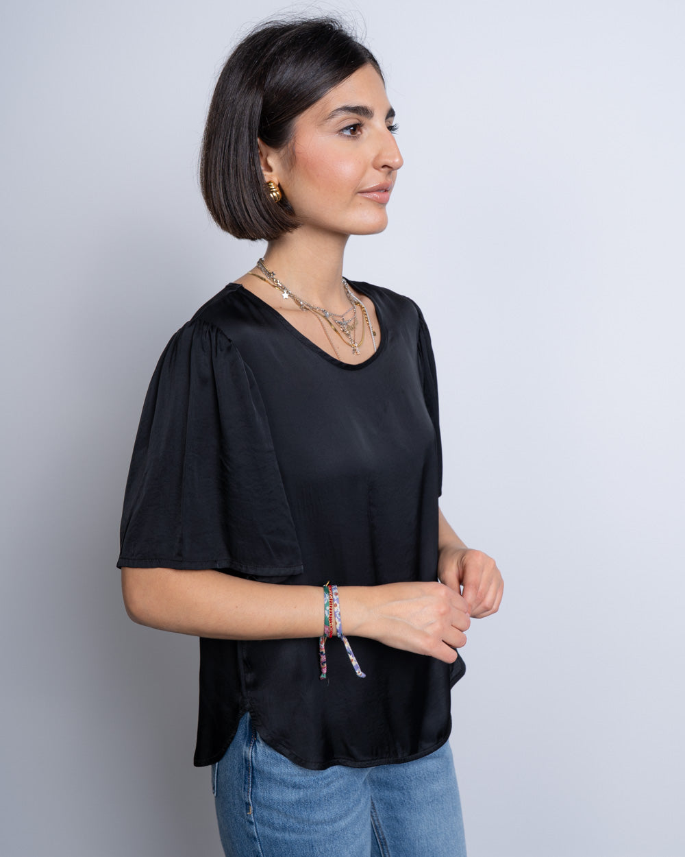 BLUSA IVONNE NERO