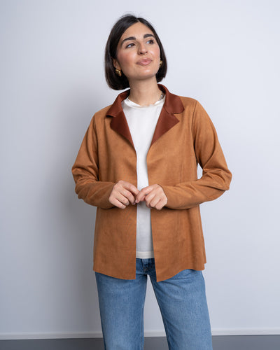 GIACCA LISA COGNAC