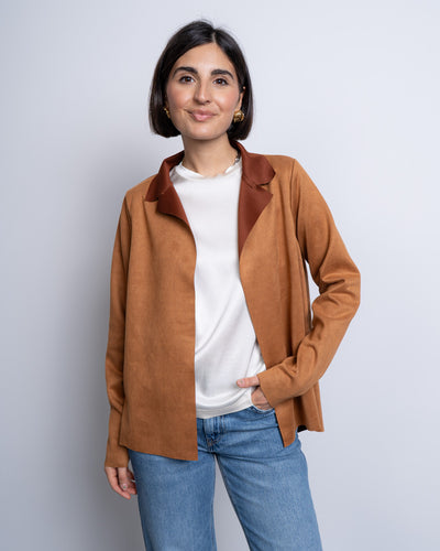 GIACCA LISA COGNAC
