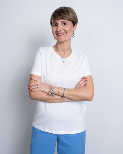 T-SHIRT BLAIR BIANCO/ROSSO