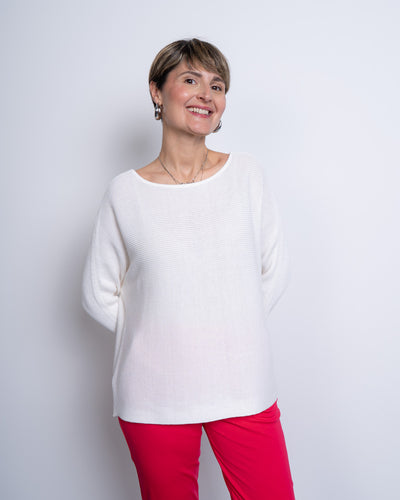 MAGLIONE NORA BIANCO