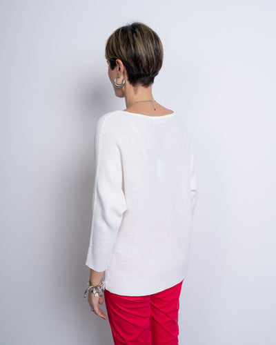 MAGLIONE NORA BIANCO