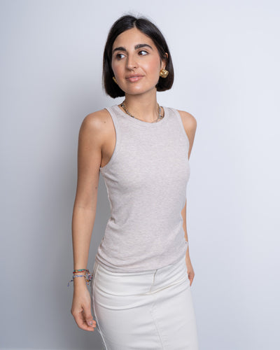 TOP OMEGA GRIGIO BEIGE