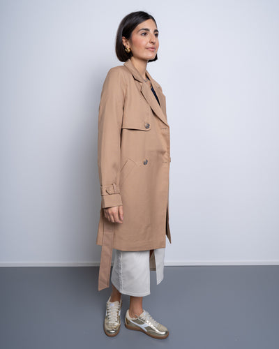 TRENCH CELESTE BEIGE