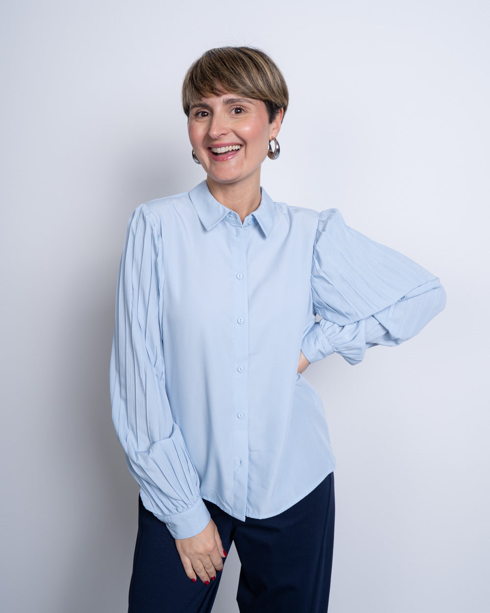 CAMICIA VERA BLU