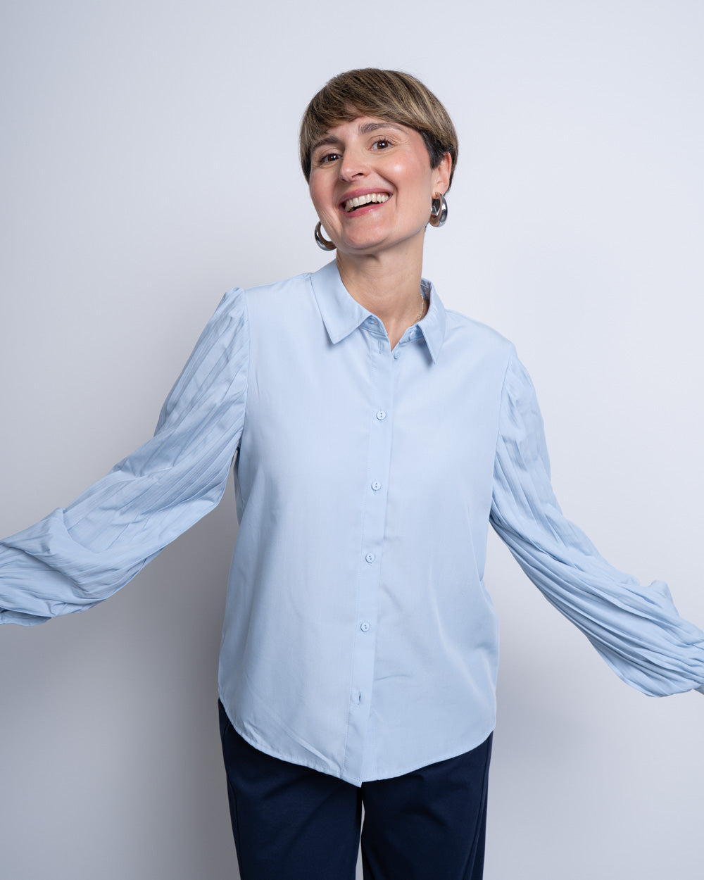 CAMICIA VERA BLU