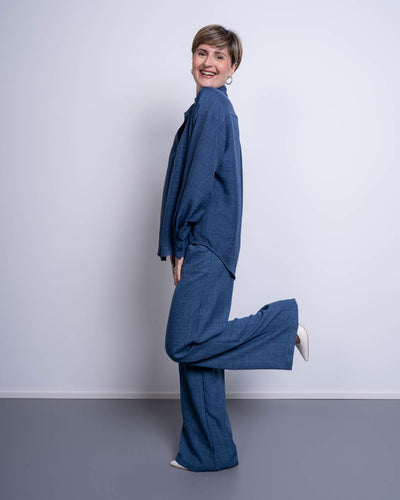PANTALONE MELANEY DENIM SCURO