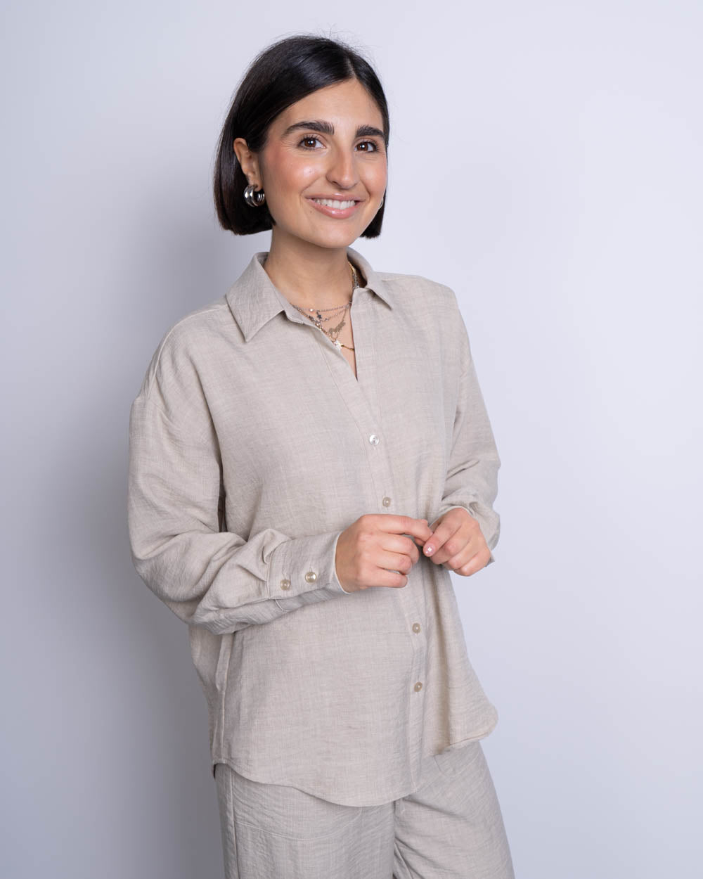 CAMICIA MELANEY BEIGE