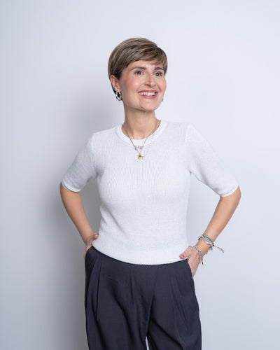 MAGLIONE NEWLEXSUN BIANCO MC